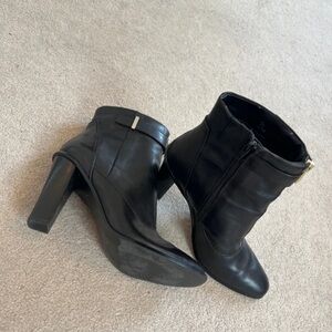 Boots Black Heeled Ankle Boots
